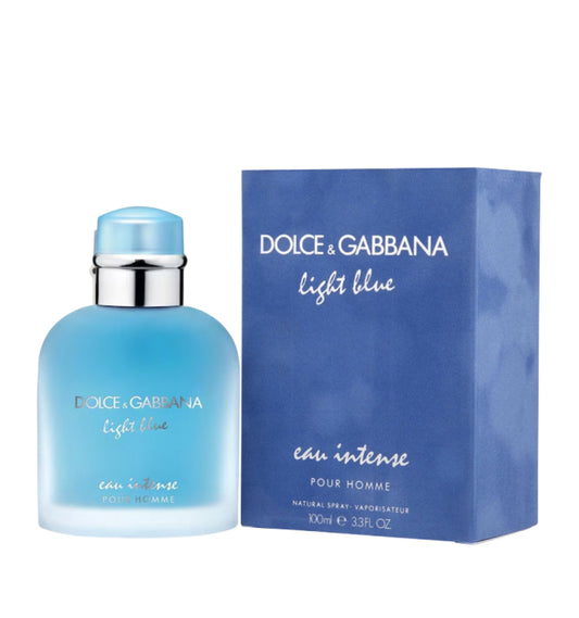 DOLCE&GABBANA - LIGHT BLUE POUR HOMME EAU DE PARFUM INTENSE 100 ML (SCATOLATO)